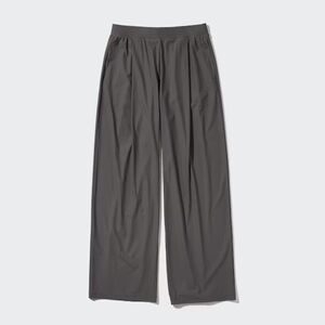 Uniqlo Ultra Stretch AIRism Straight Wide Pants